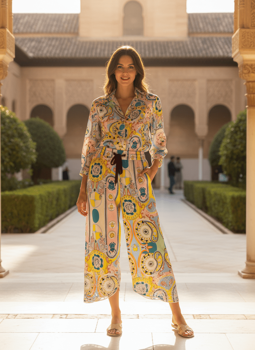 PANTALON NAX BOLLYOOD BLOOM - CASBAH LOVE Pantalon