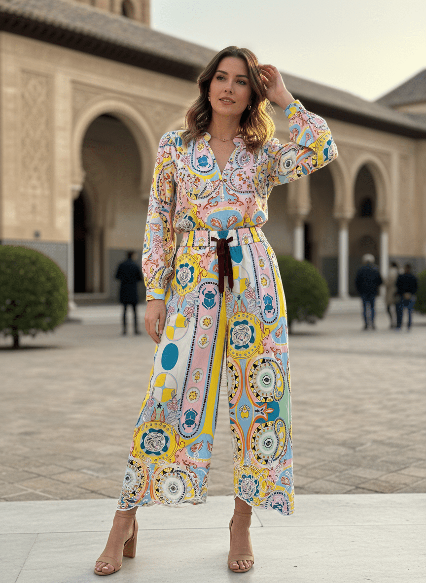 PANTALON NAX BOLLYOOD BLOOM - CASBAH LOVE Pantalon