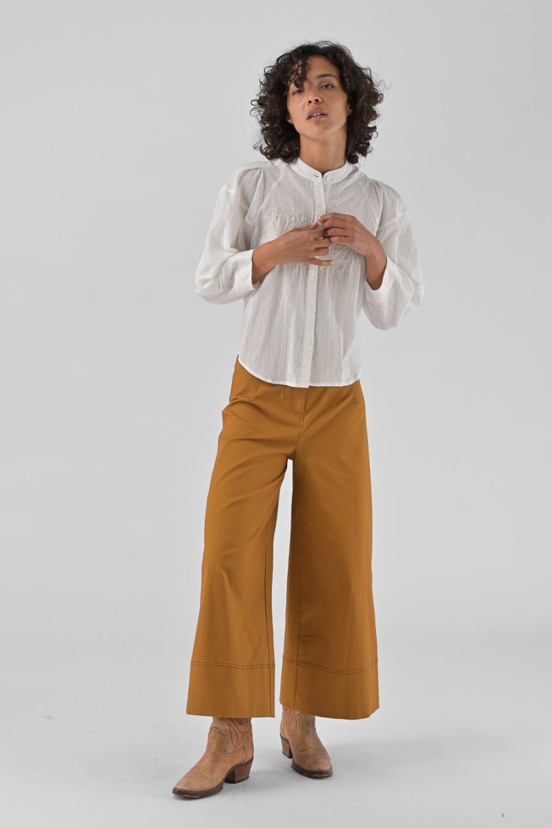 PANTALON OLIVIE CAMEL - ORFEO PANTALON