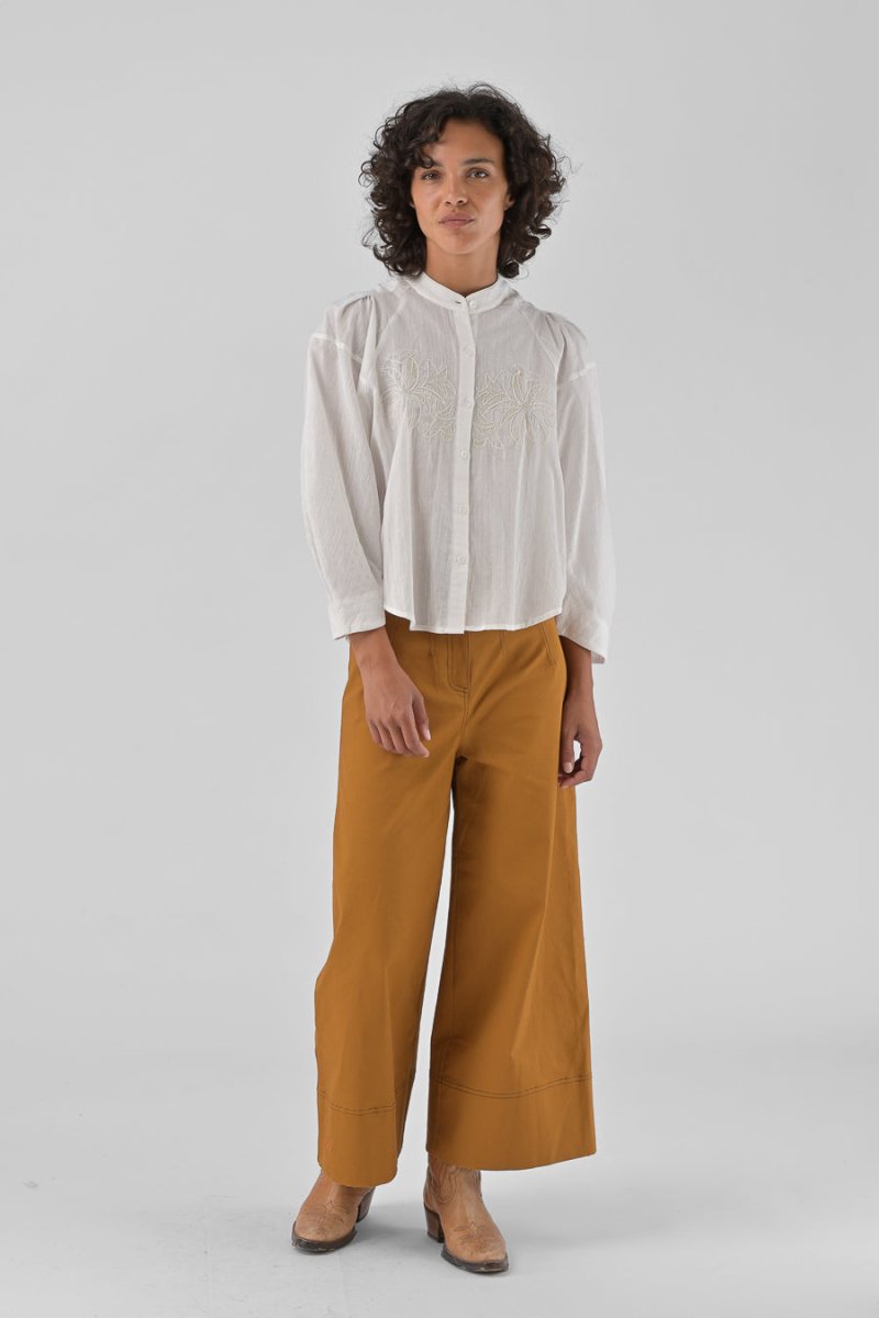 PANTALON OLIVIE CAMEL - ORFEO PANTALON