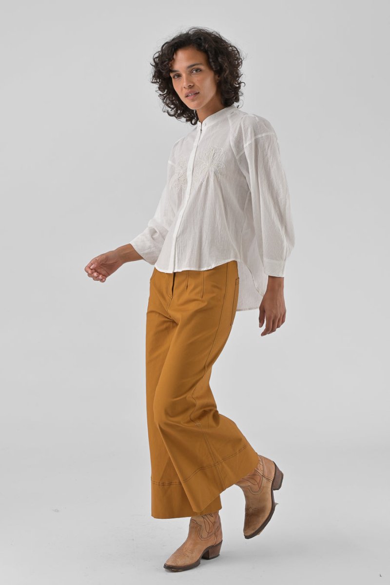 PANTALON OLIVIE CAMEL - ORFEO PANTALON