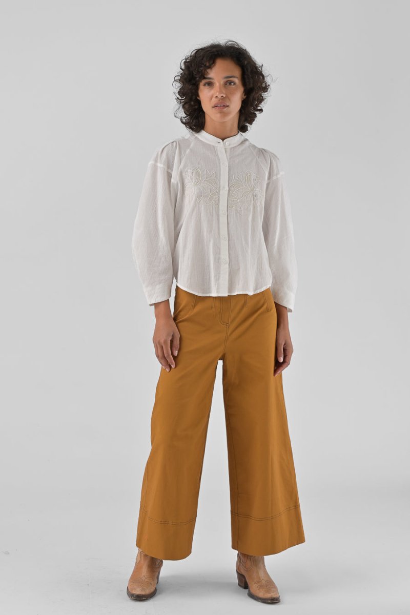 PANTALON OLIVIE CAMEL - ORFEO PANTALON