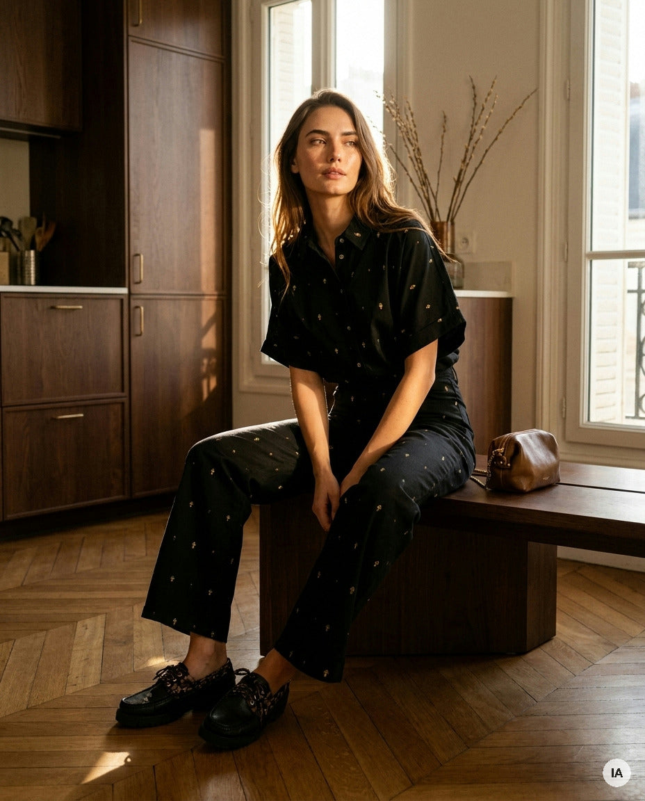 PANTALON PALI - LAUREPLUSMAX Pantalon — Image générée par IA