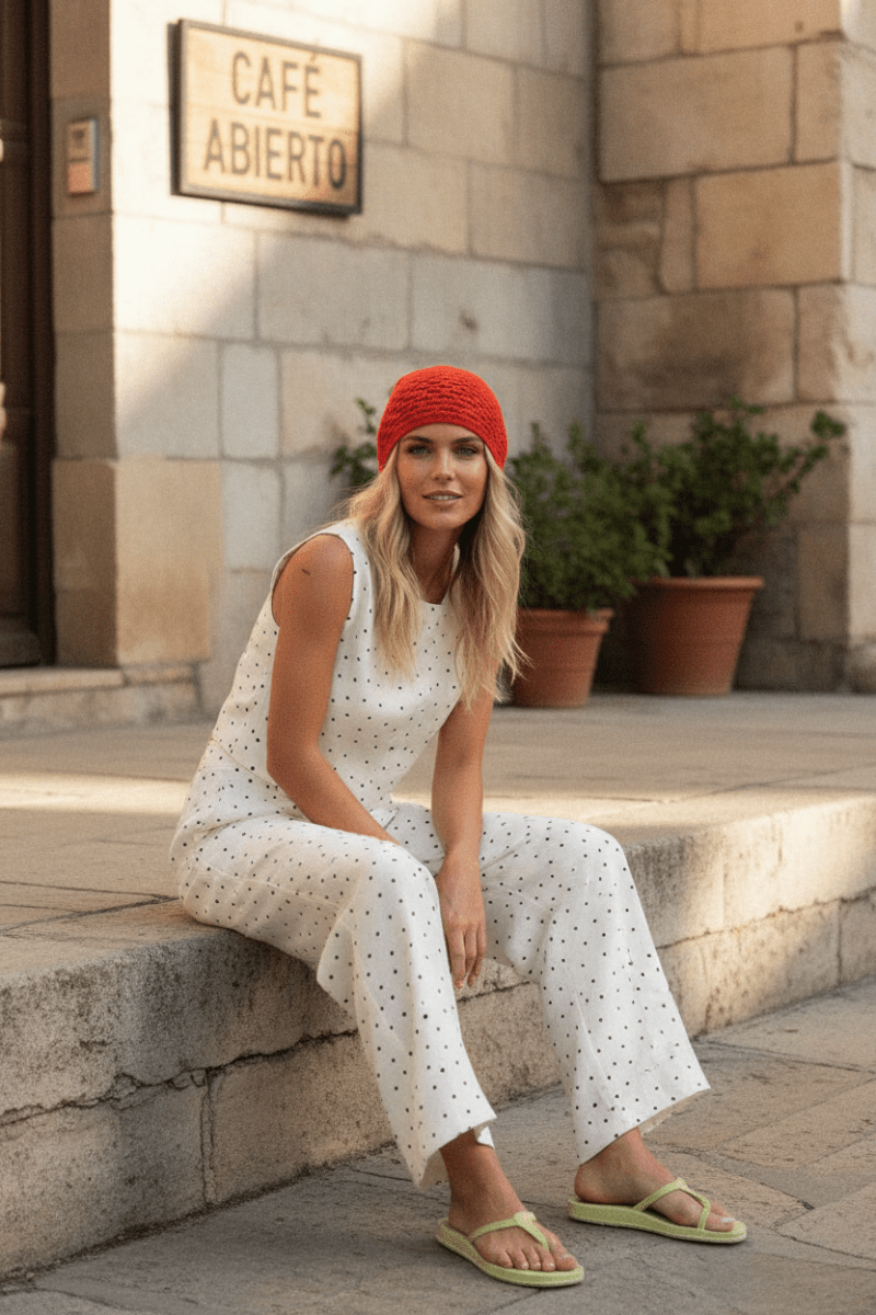 PANTALON PAVAR DAISY BLANC - LAUREPLUSMAX Pantalon