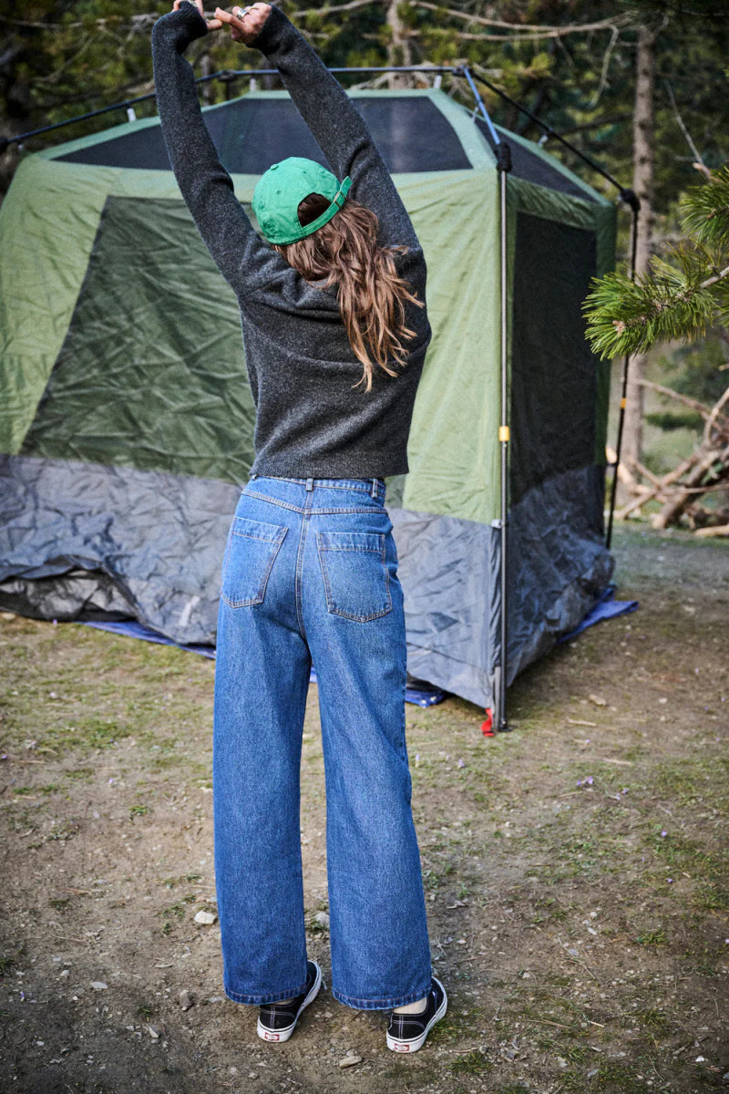 Pantalon Percy DENIM STONE - LAUREPLUSMAX Pantalon