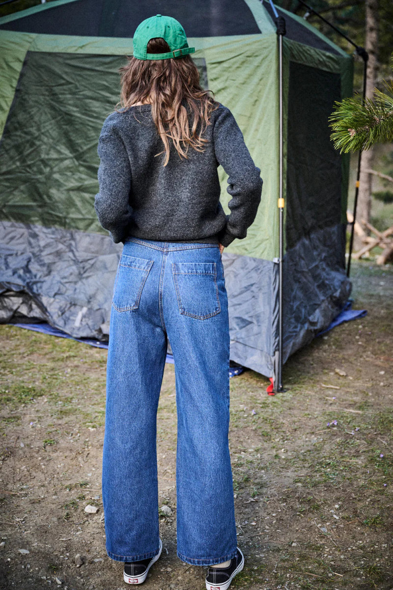 Pantalon Percy DENIM STONE - LAUREPLUSMAX Pantalon