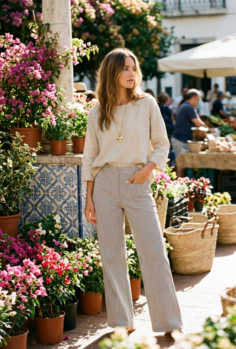 Pantalon Peter MARINE - YCOO Pantalon