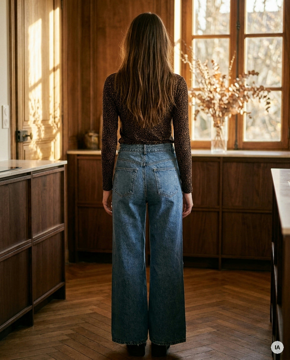 PANTALON PINS - LAUREPLUSMAX Pantalon — Image générée par IA