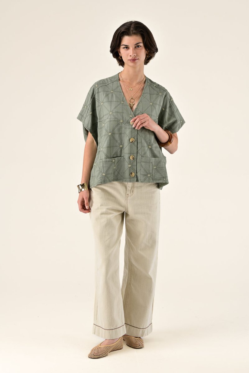 PANTALON ULRICH Beige - ORFEO PANTALON
