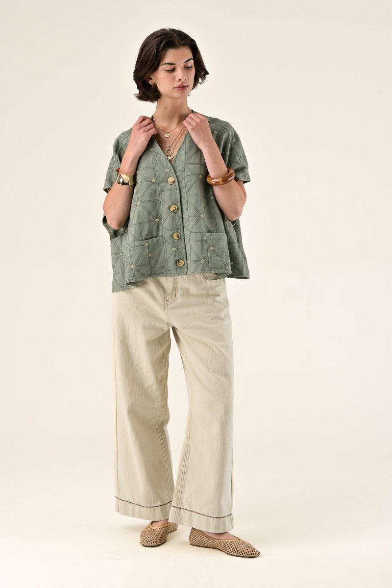 PANTALON ULRICH Beige - ORFEO PANTALON