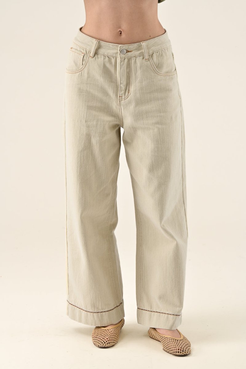 PANTALON ULRICH Beige - ORFEO PANTALON