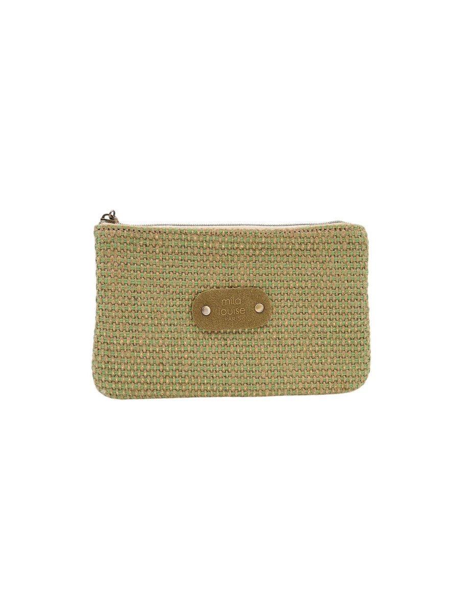 Petite Pochette JT2 KAKI - MILA LOUISE Pochette pour femme