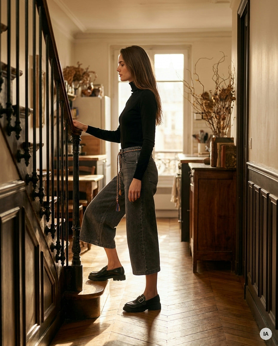 PULL ALIZ NOIR - ORFEO PULL — Image générée par IA