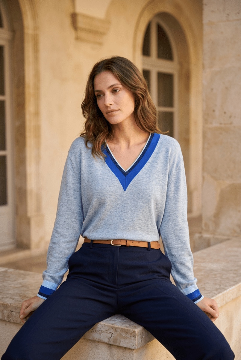 PULL CRICKET CHAMBRAY - RUE MAZARINE PULL