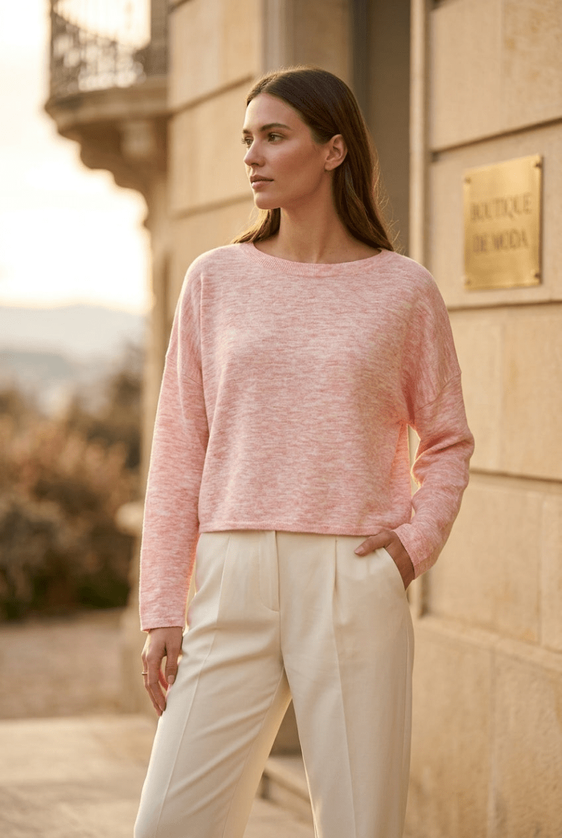 PULL LIVIA POUDRE - RUE MAZARINE PULL