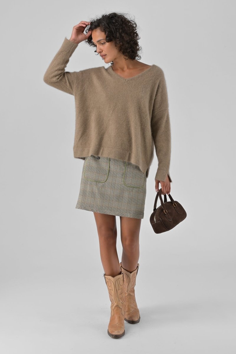 PULL LUZIO TAUPE - ORFEO PULL