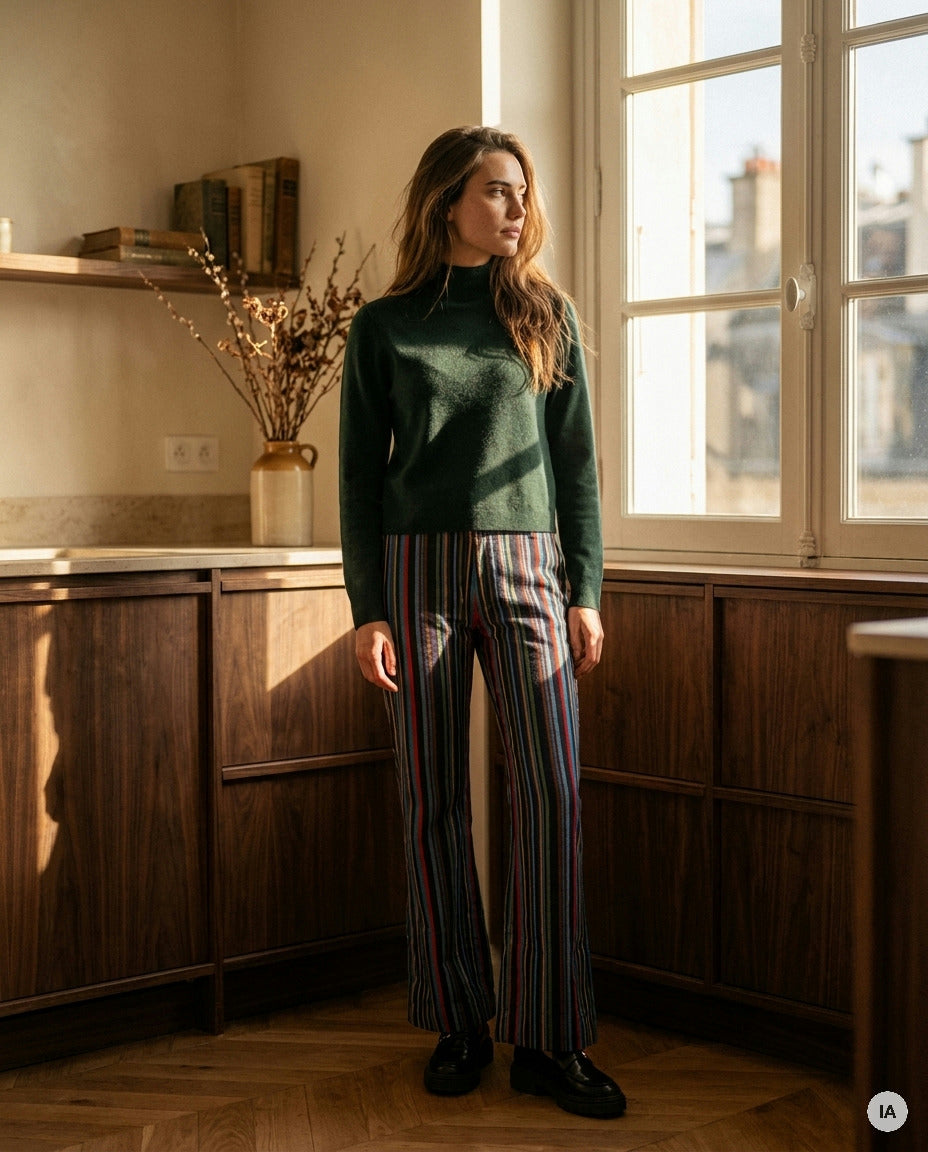 PULL MISHA GREEN - LAUREPLUSMAX Pull — Image générée par IA