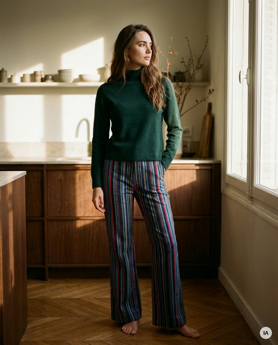 PULL MISHA GREEN - LAUREPLUSMAX Pull — Image générée par IA