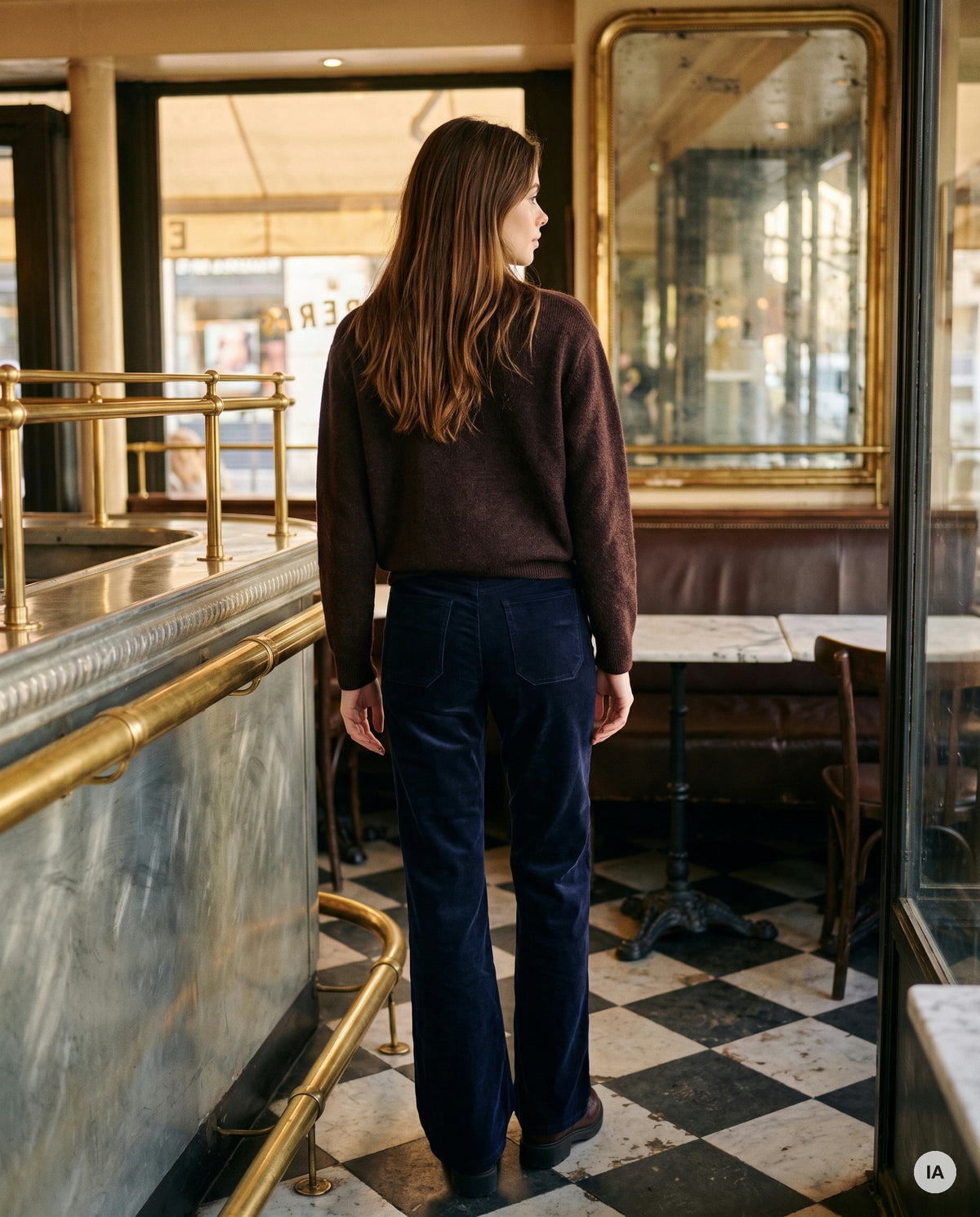 PULL NATHANIELLE BURGUNDY - ORFEO Pull — Image générée par IA