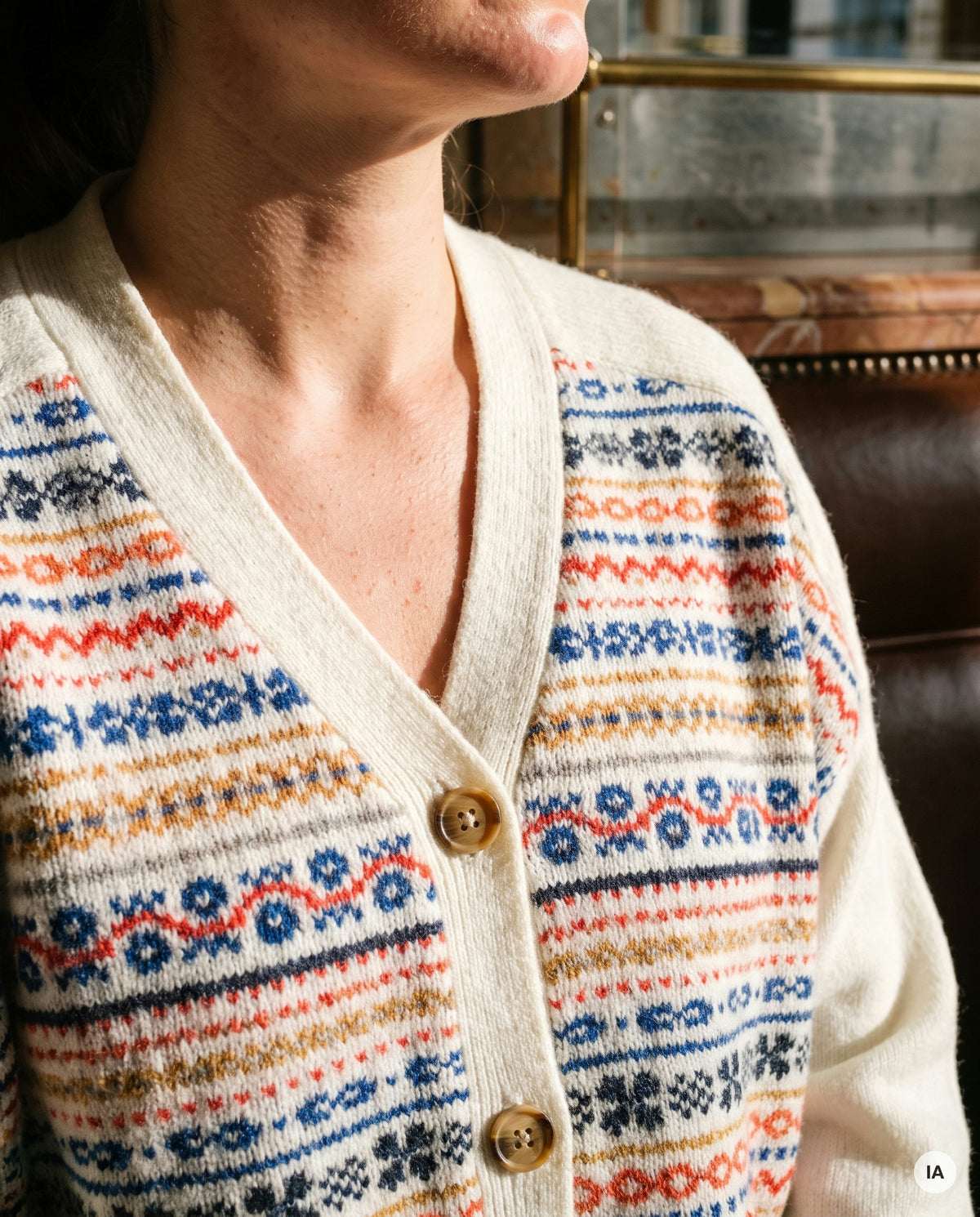PULL TANDEM ECRU - MINUIT DOUZE Pull — Image générée par IA