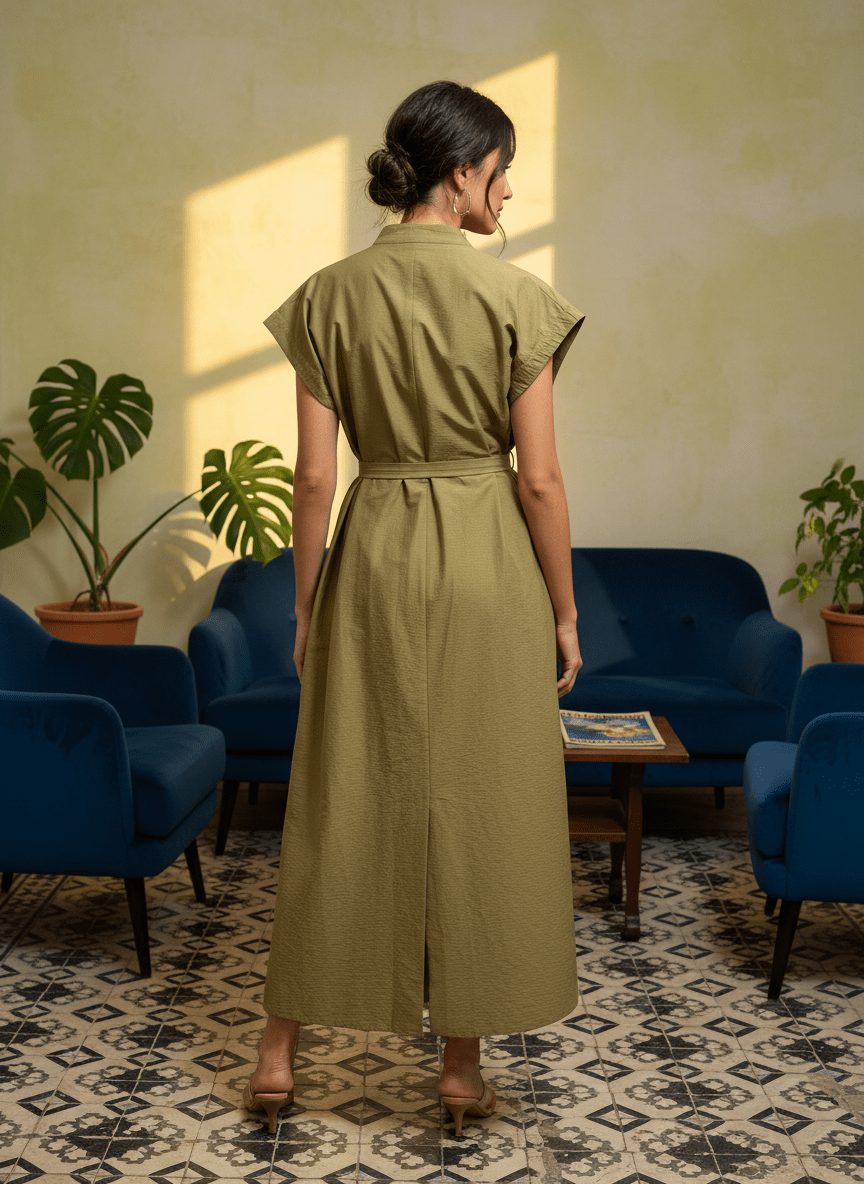 ROBE MERCEDES KAKI - SEEUSOON Robe