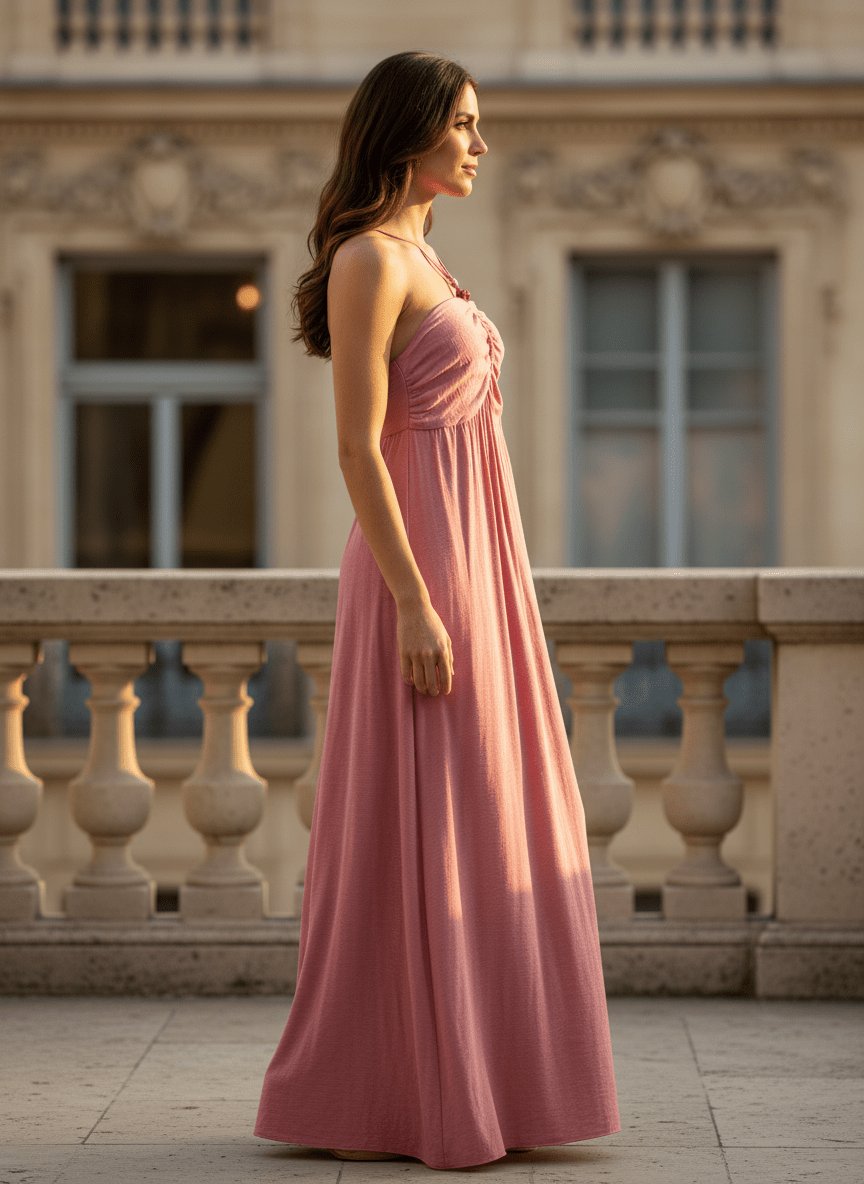 Robe samari PINK - THE KORNER DRESS