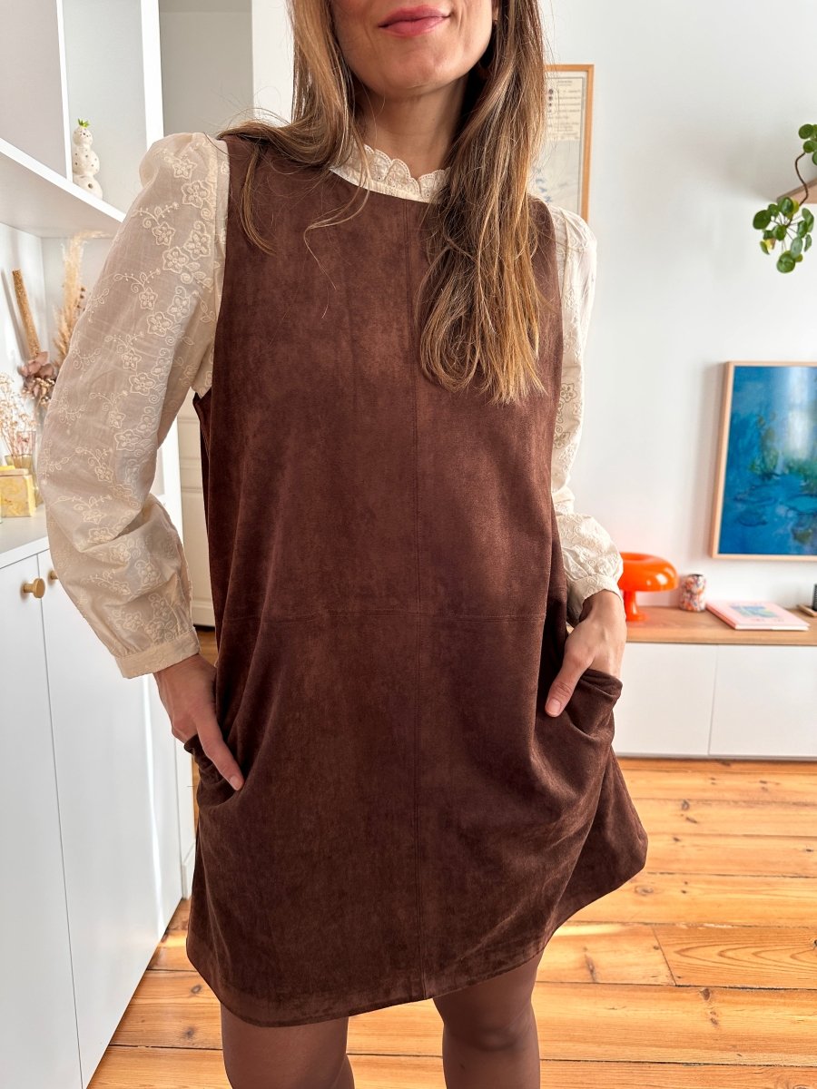 Robe Sidonie CHOCOLAT - YCOO Robe