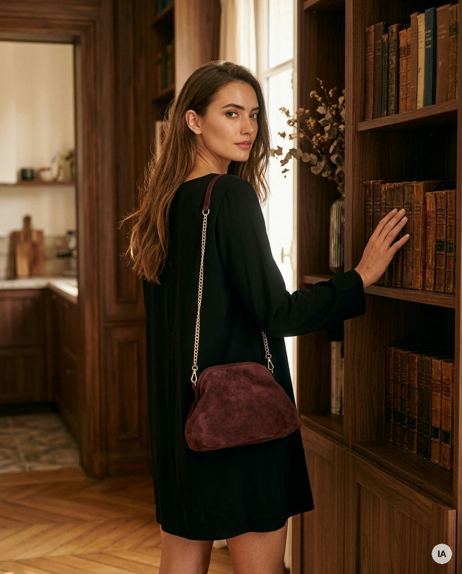 ROBE TALIA NOIR - ORFEO Robe — Image générée par IA