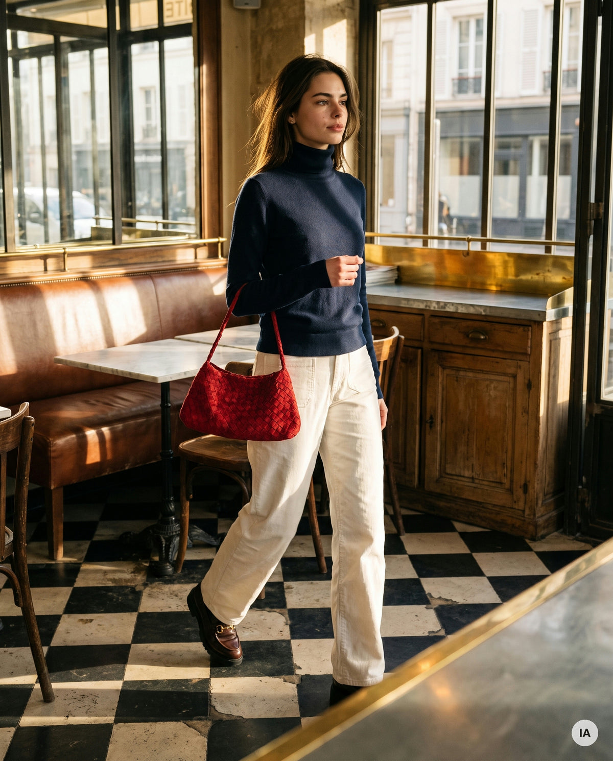 SAC GUSTAVE ROUGE - CINNAMON Sac à main — Image générée par IA