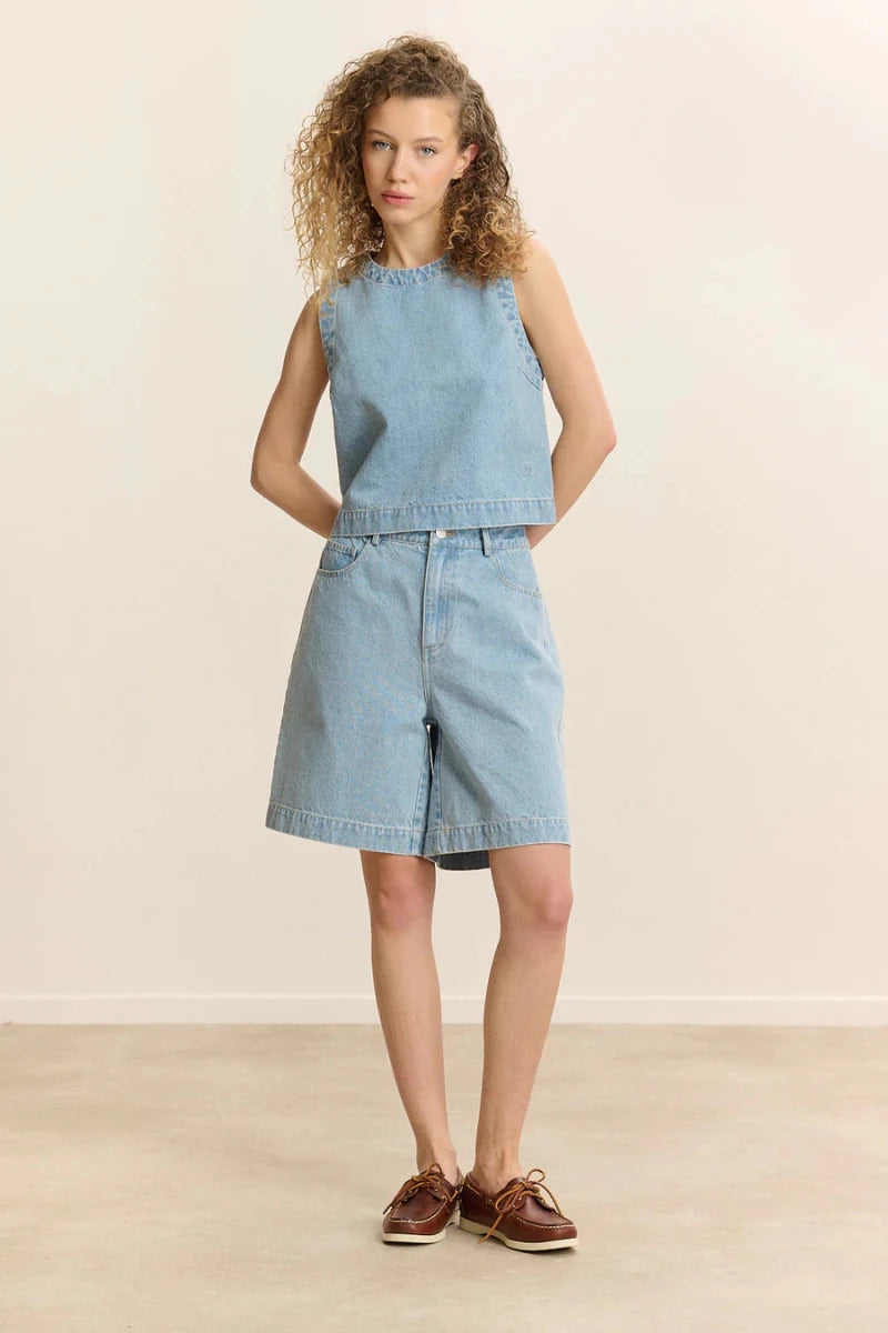 SHORT VOSGES BLEU - GARANCE SHORT