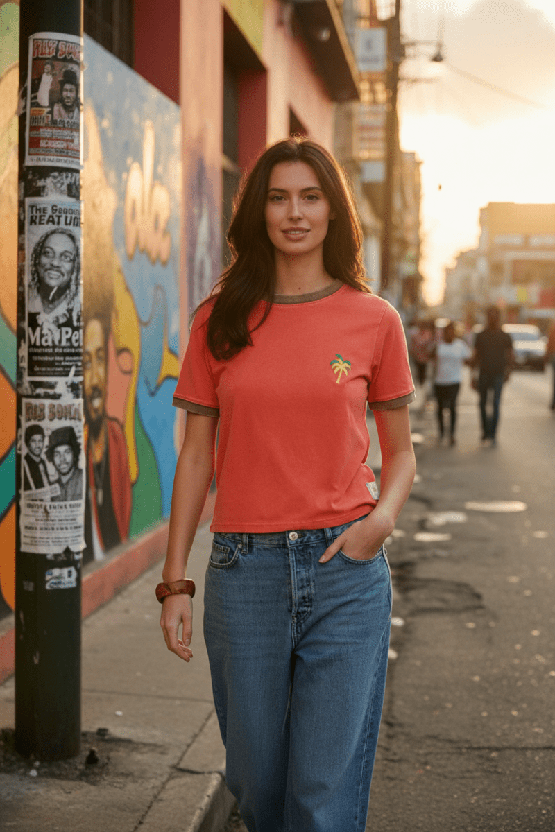 T-shirt Halina RED - ONE TEE T-shirt