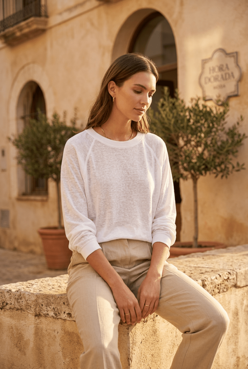 T - SHIRT HEALING ECRU - RUE MAZARINE TOP