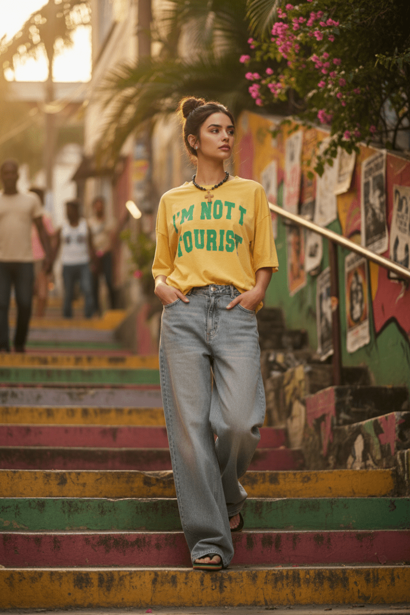 T-shirt Margareth YELLOW - ONE TEE T-shirt