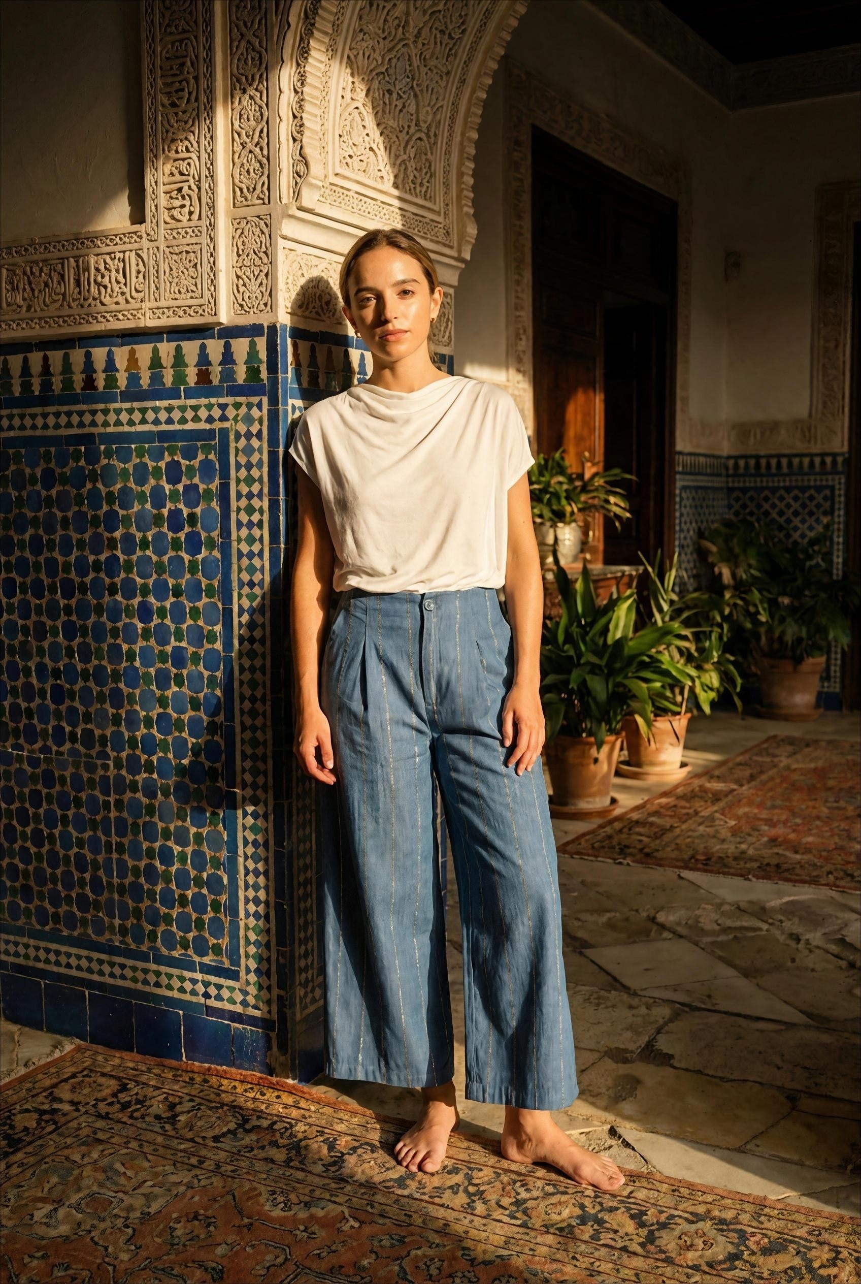 T-SHIRT NELIA ECRU - ORFEO T-SHIRT