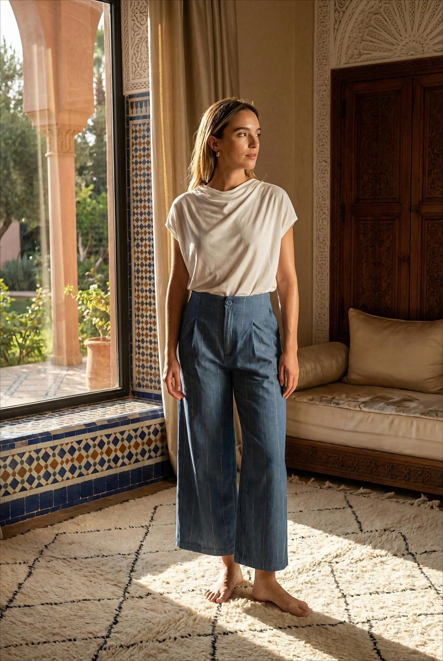 T-SHIRT NELIA ECRU - ORFEO T-SHIRT