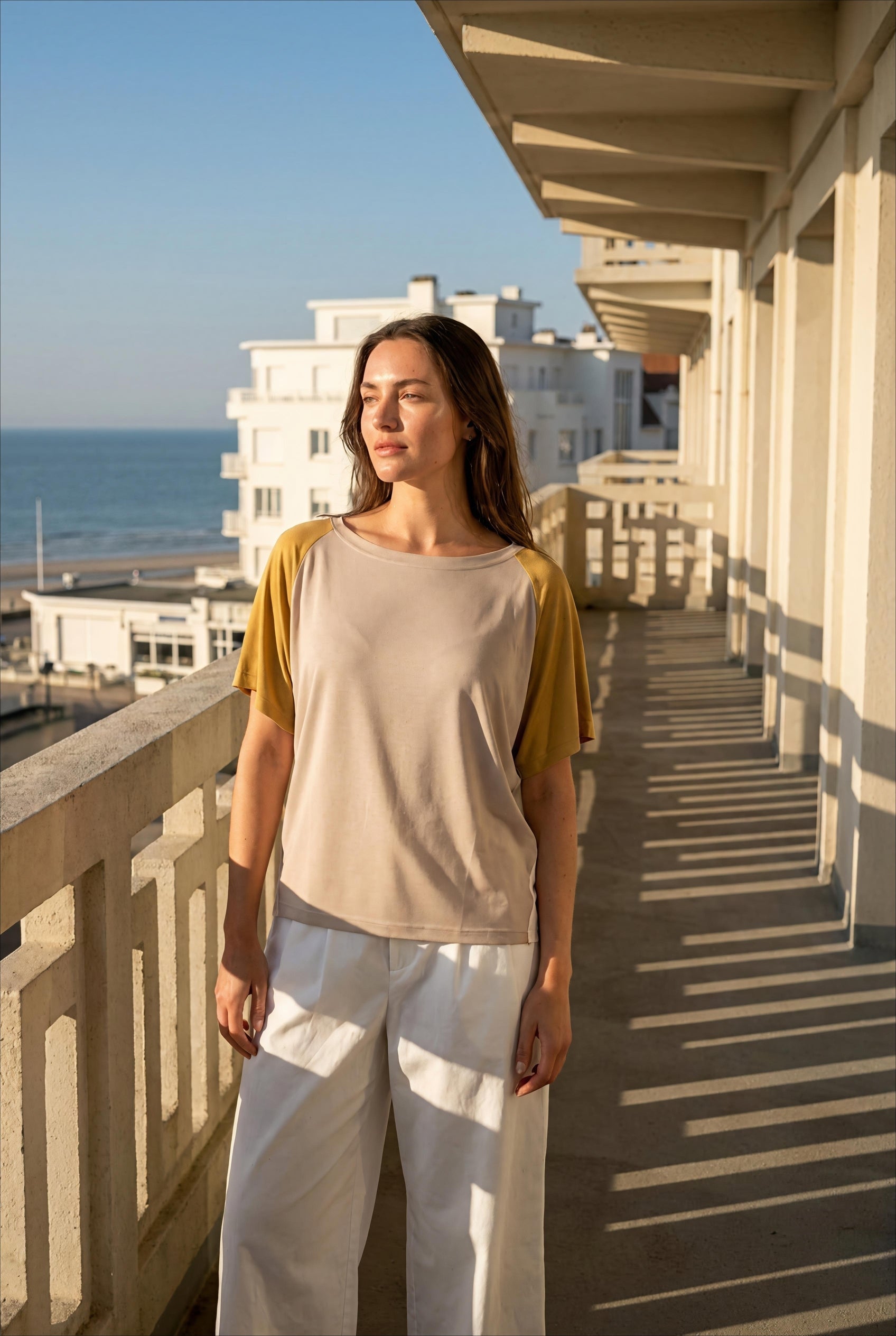T-SHIRT OREANE BLEU - ADORE Top