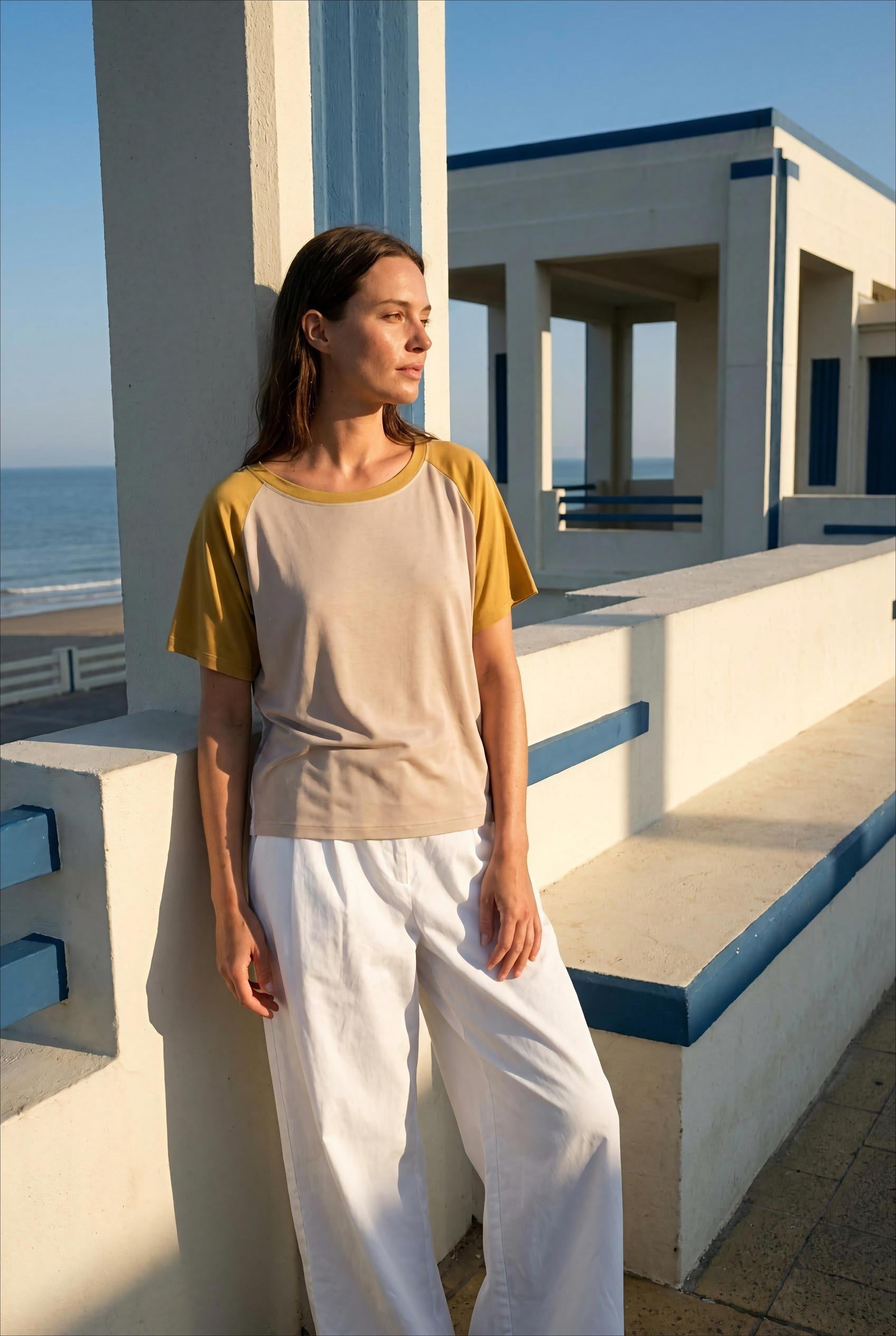 T-SHIRT OREANE BLEU - ADORE Top