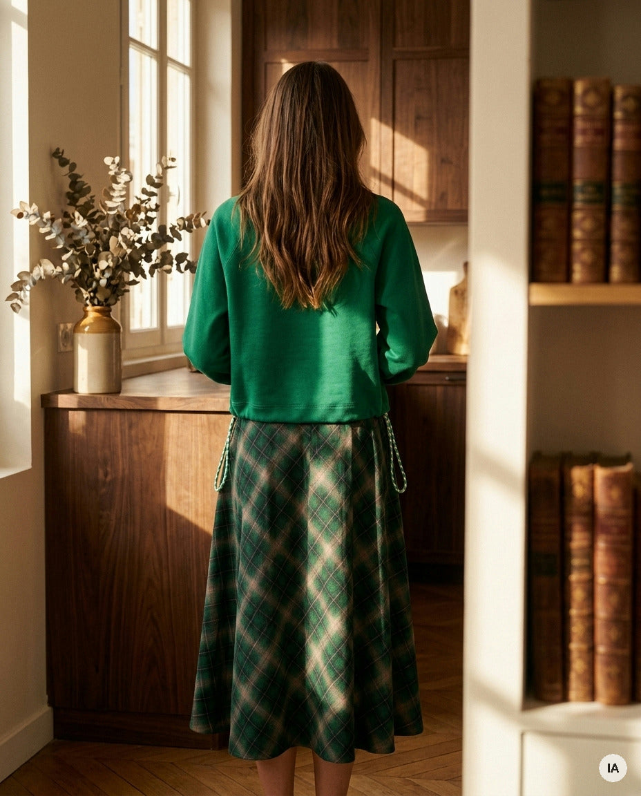 T-SHIRT TENDER VERT - MINUIT DOUZE T-SHIRT — Image générée par IA