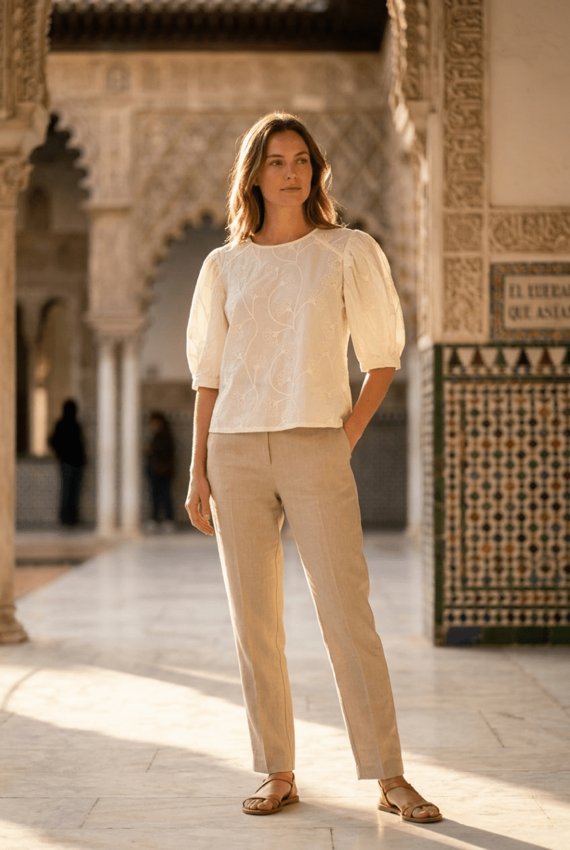 Top Andalucia ECRU - WILD PONY Top
