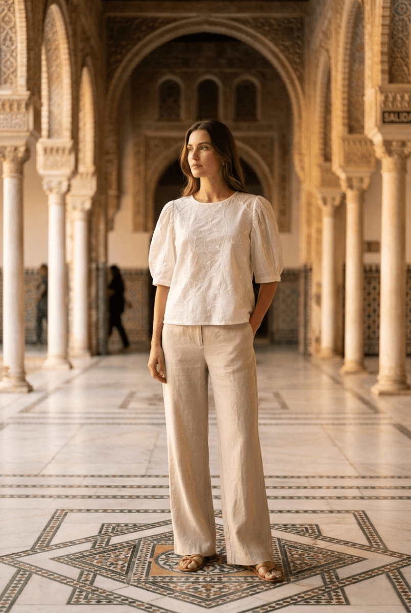 Top Andalucia ECRU - WILD PONY Top