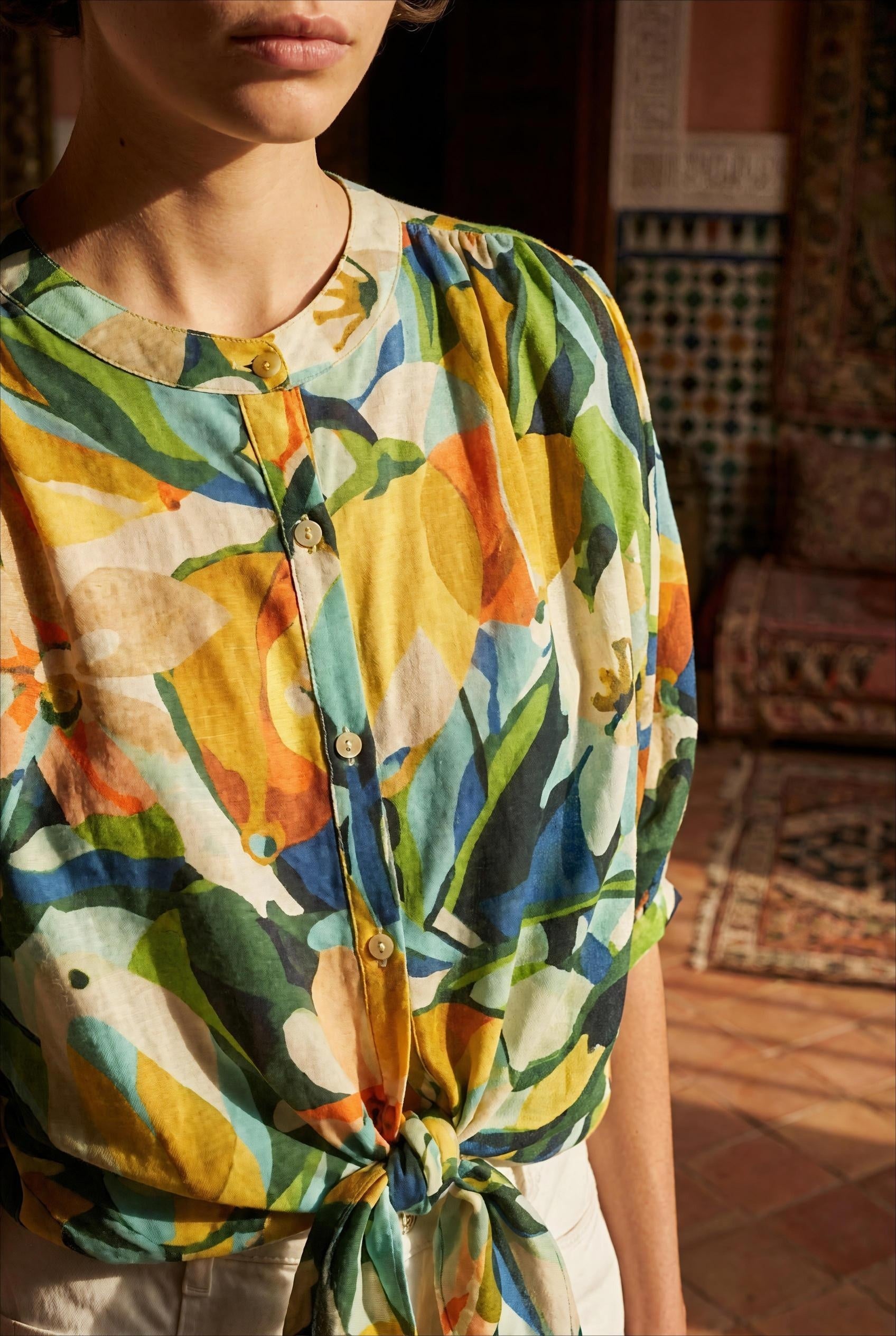 TOP ARIZONA SS BRODERIE SOLEIL D EZE - ORFEO TOP