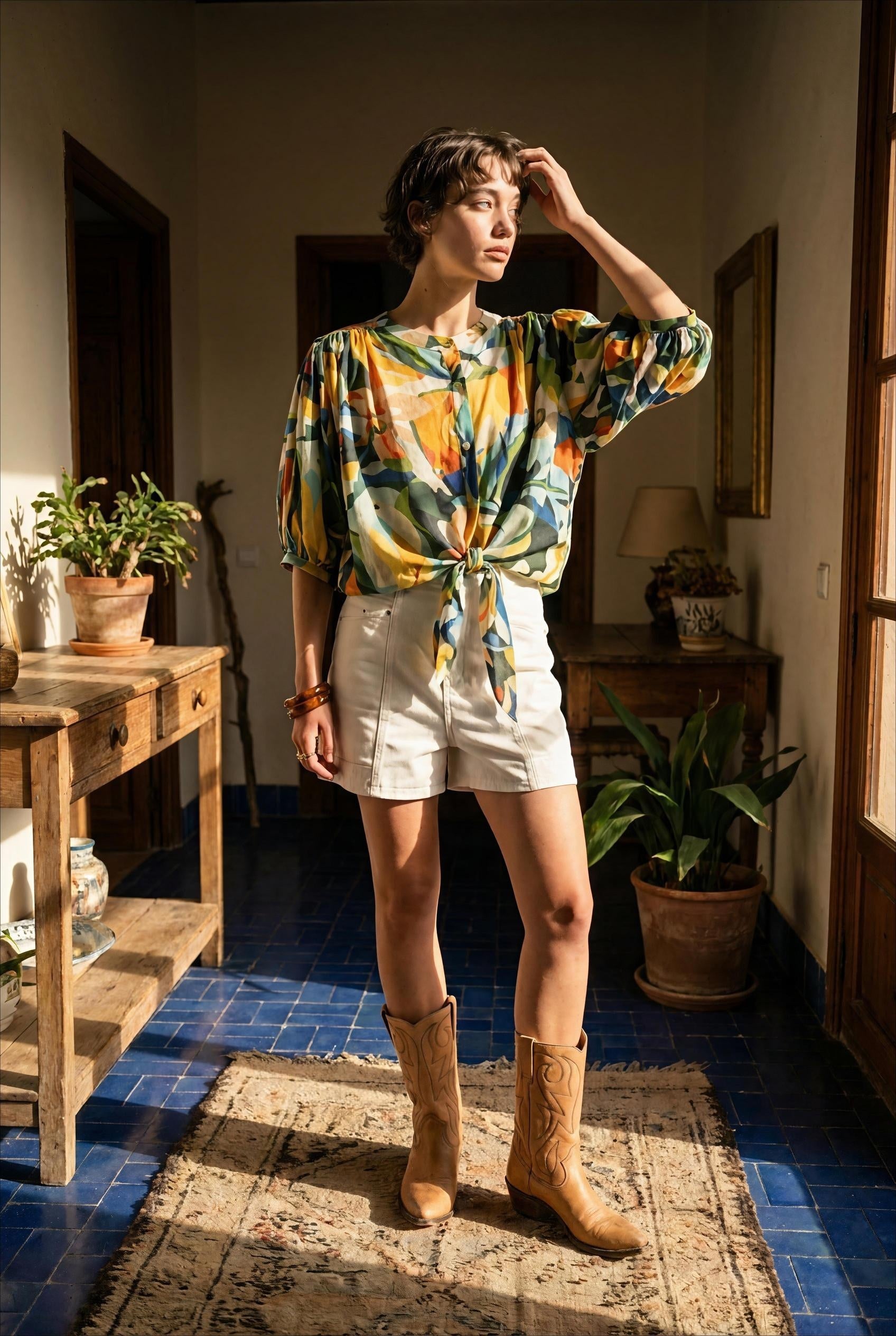 TOP ARIZONA SS BRODERIE SOLEIL D EZE - ORFEO TOP