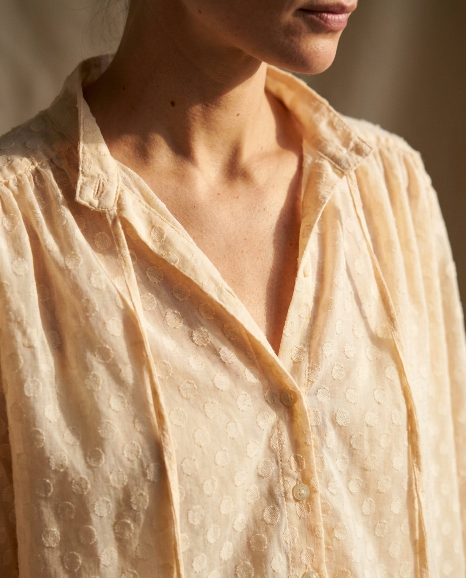 TOP BIBA ECRU - MINUIT DOUZE TOP