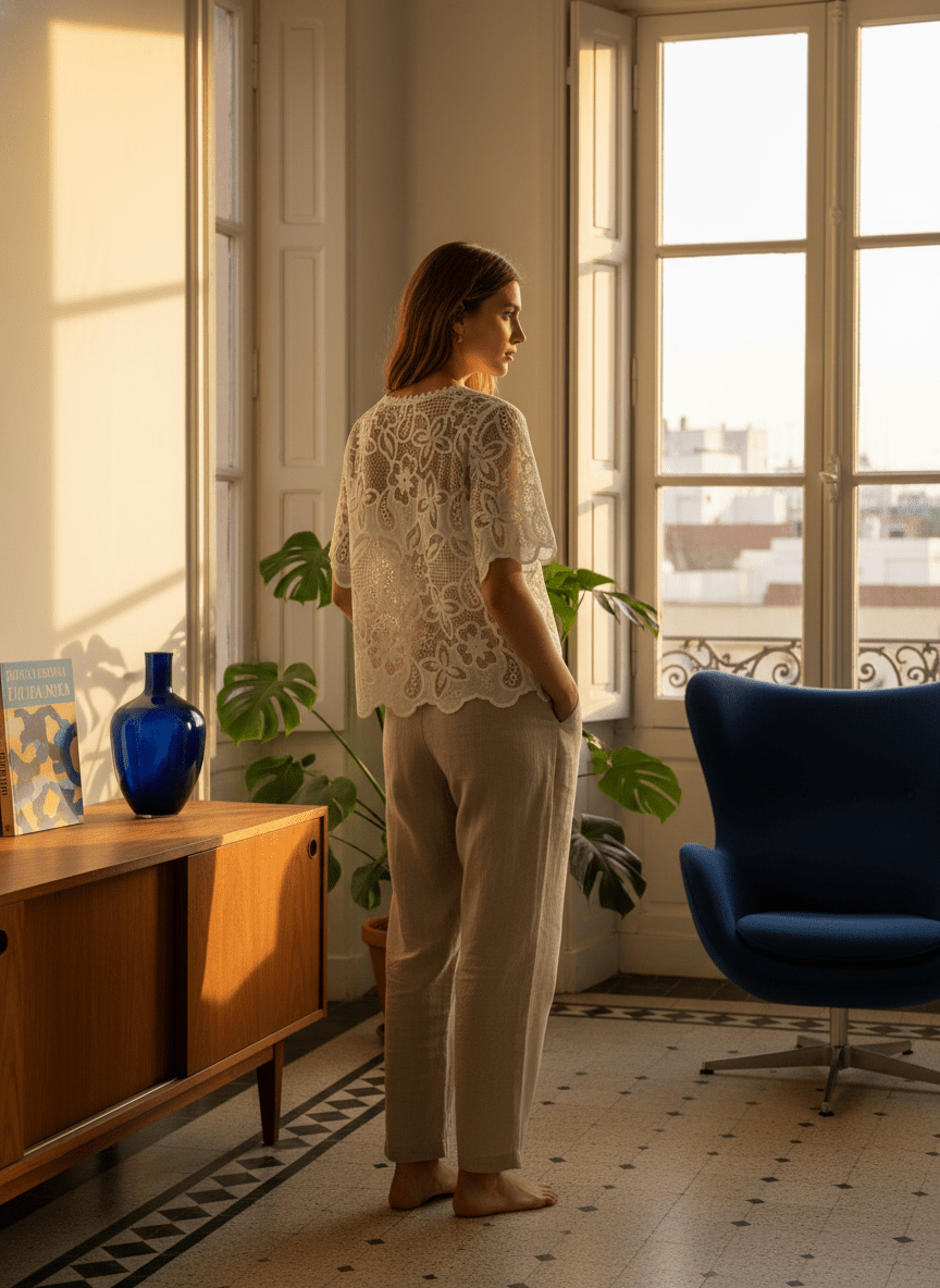 TOP BRENDA WHITE - SEEUSOON Top