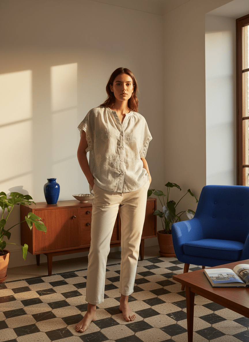 TOP CARLA OFFWHITE - SEEUSOON Top