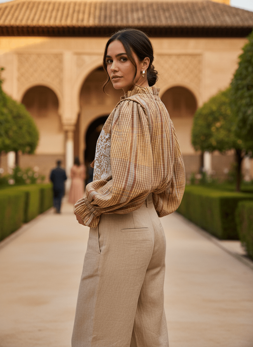 TOP DAYA RAYURES BRIQUES - CASBAH LOVE Top