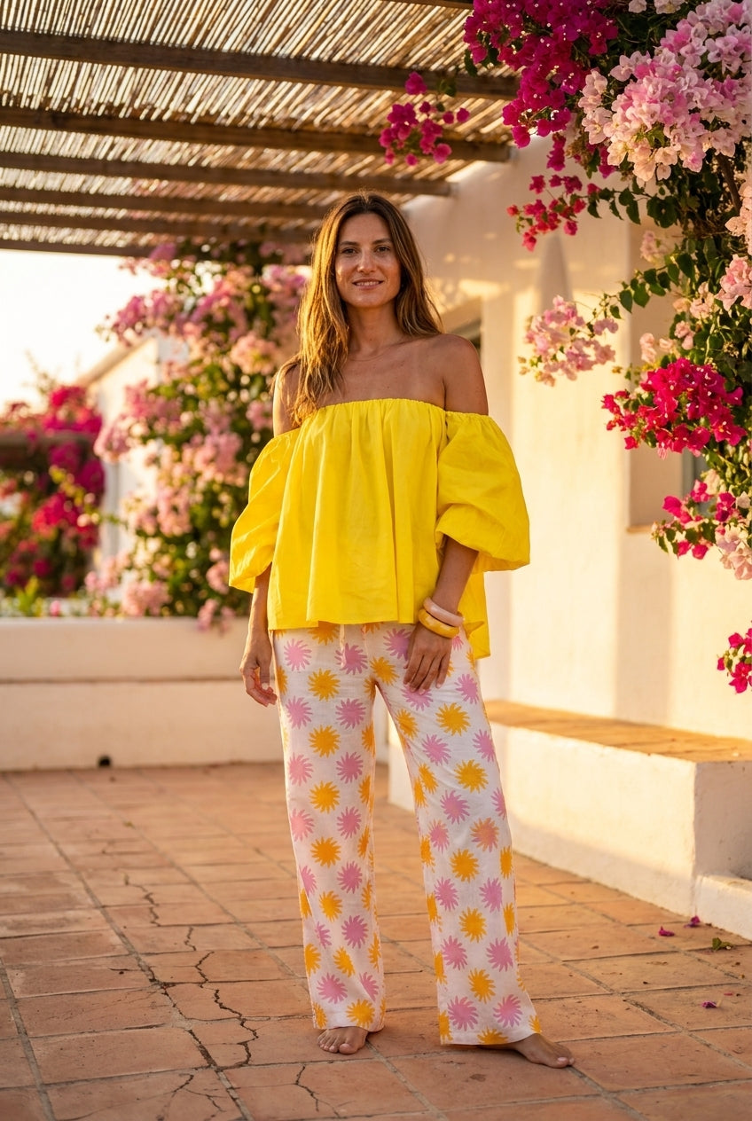 TOP KELLY JAUNE - L’ESSENTIEL Top