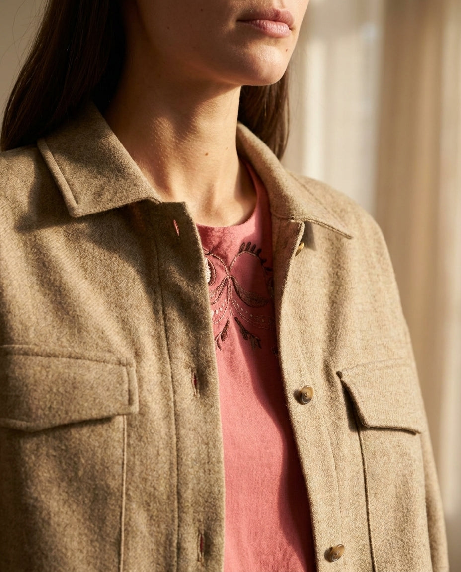 TOP LYLOU BEIGE - MINUIT DOUZE TOP