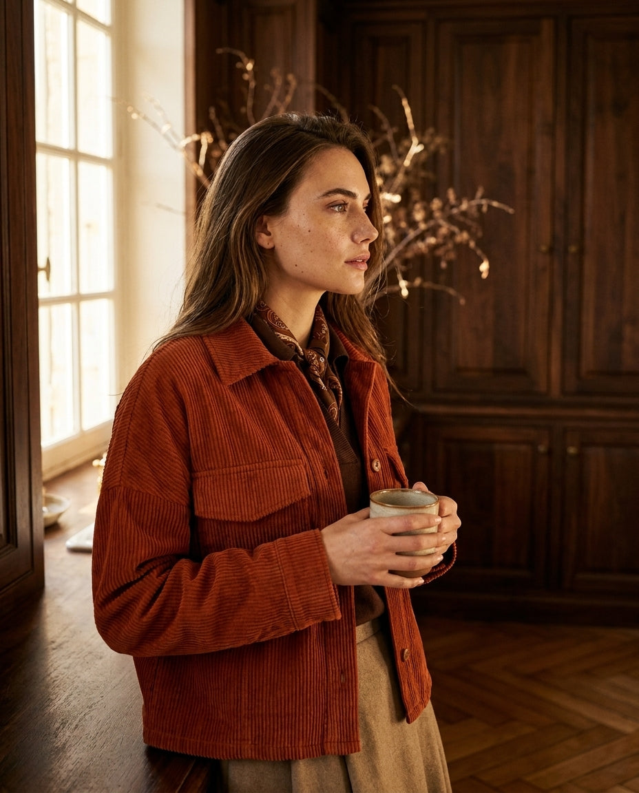 TOP LYLOU TERRACOTTA - MINUIT DOUZE TOP