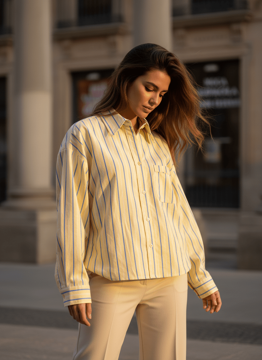 TOP PENELOPE RAYURES JAUNES - ADORE Top